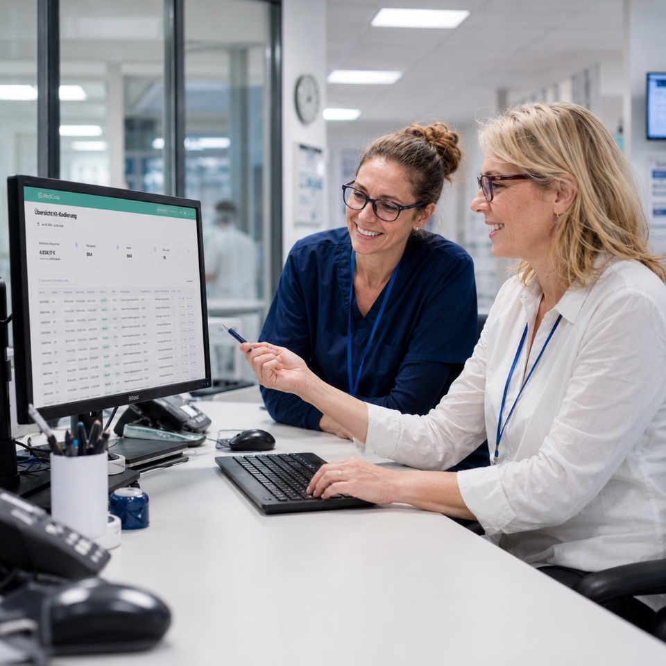 Medizincontrollerinnen arbeiten gemeinsam mit Medicoda